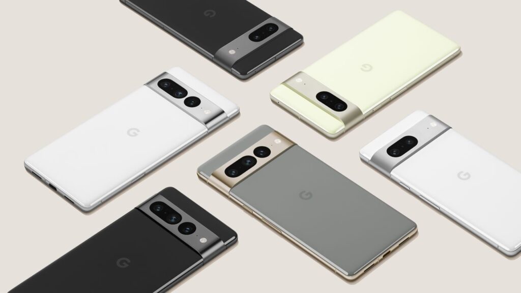 Os novos Google Pixel 7 e Google Pixel 7 Pro
