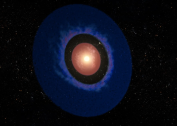 Planeta com menos de 1 milhão de anos é o mais jovem já conhecido pela ciência 2 Conceito artístico do exoplaneta mais jovem conhecido, Elias 2-24 b.
Créditos: Observatório WM Keck/Adam Makarenko
