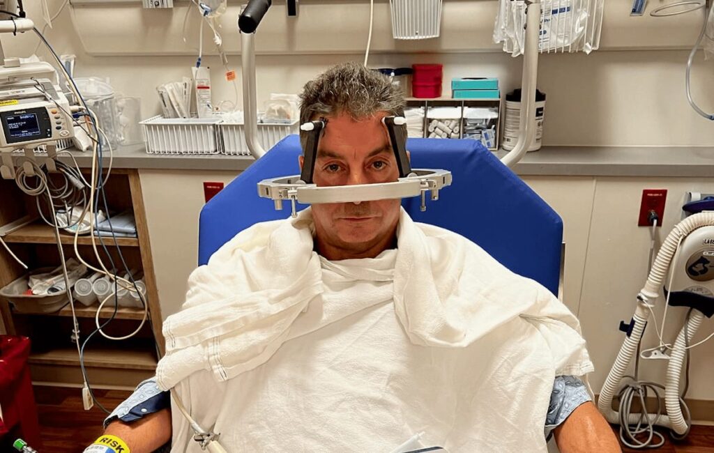 Preparacao para estimulacao cerebral profunda
